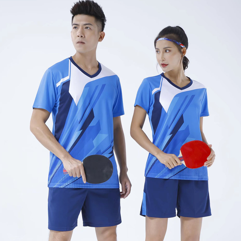 Table Tennis Uniform - 탁구 저지 세트 남성 여성 빠른