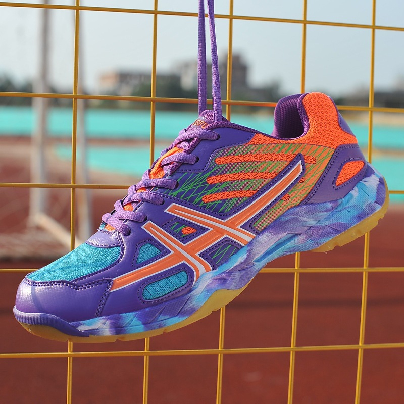 Table Tennis Shoes - 남성과 여성을위한 배드민턴 신발 경량 통기성