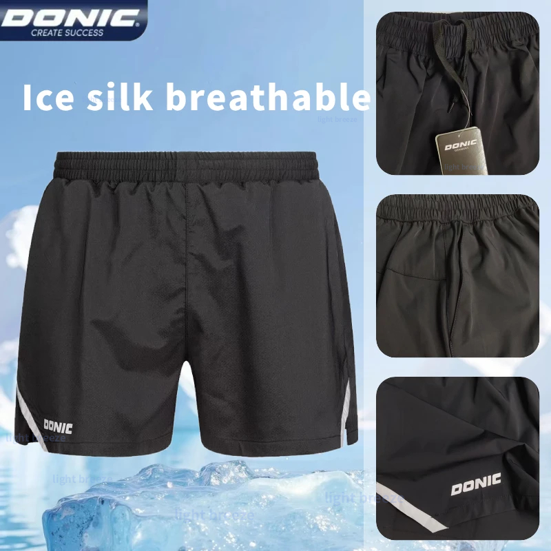 Table Tennis Shorts - Donic 탁구 반바지 남성 및 여성
