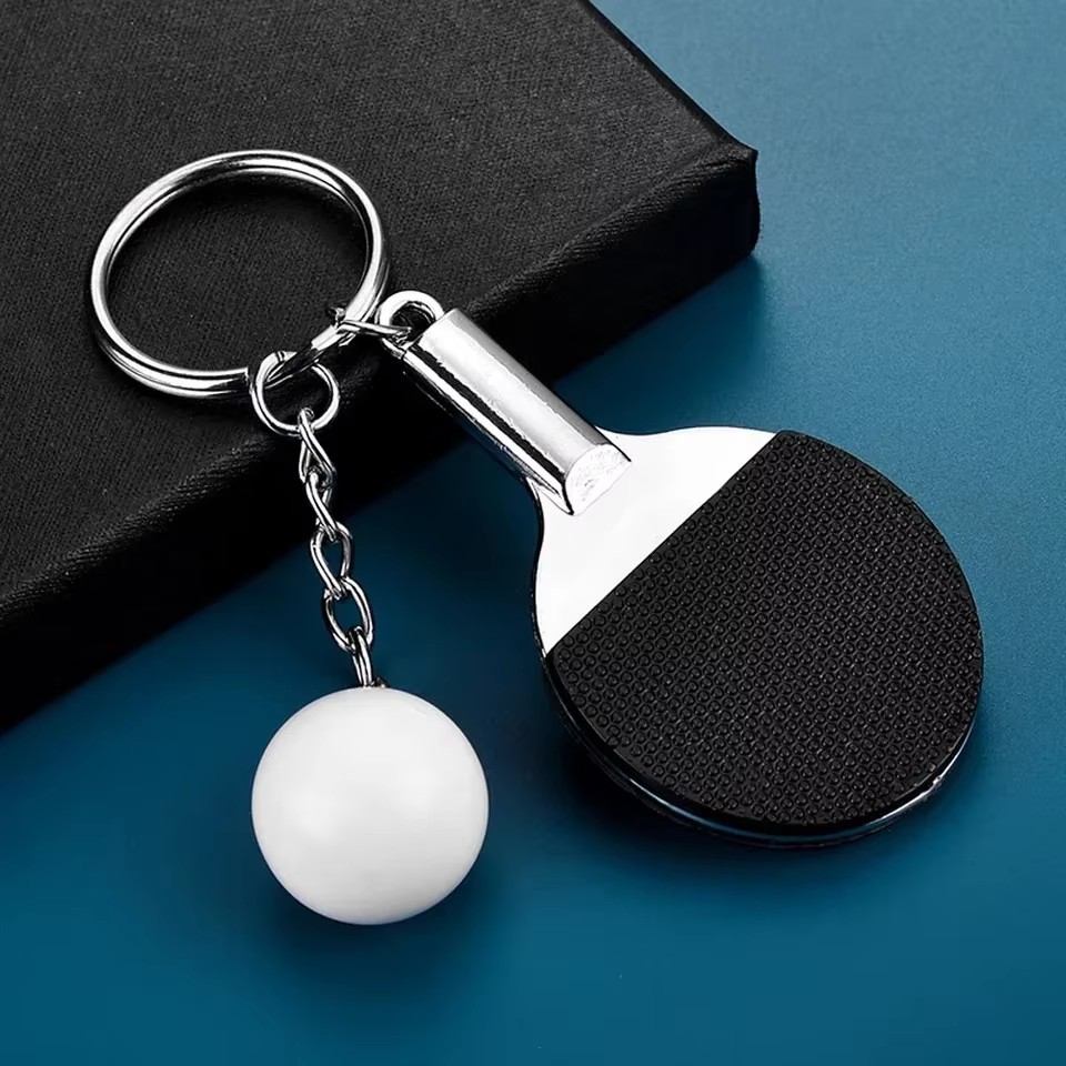 창의적이고 귀여운 미니 탁구 라켓 열쇠고리 패들 탁구  - Table Tennis Backhand 리뷰 및 가격