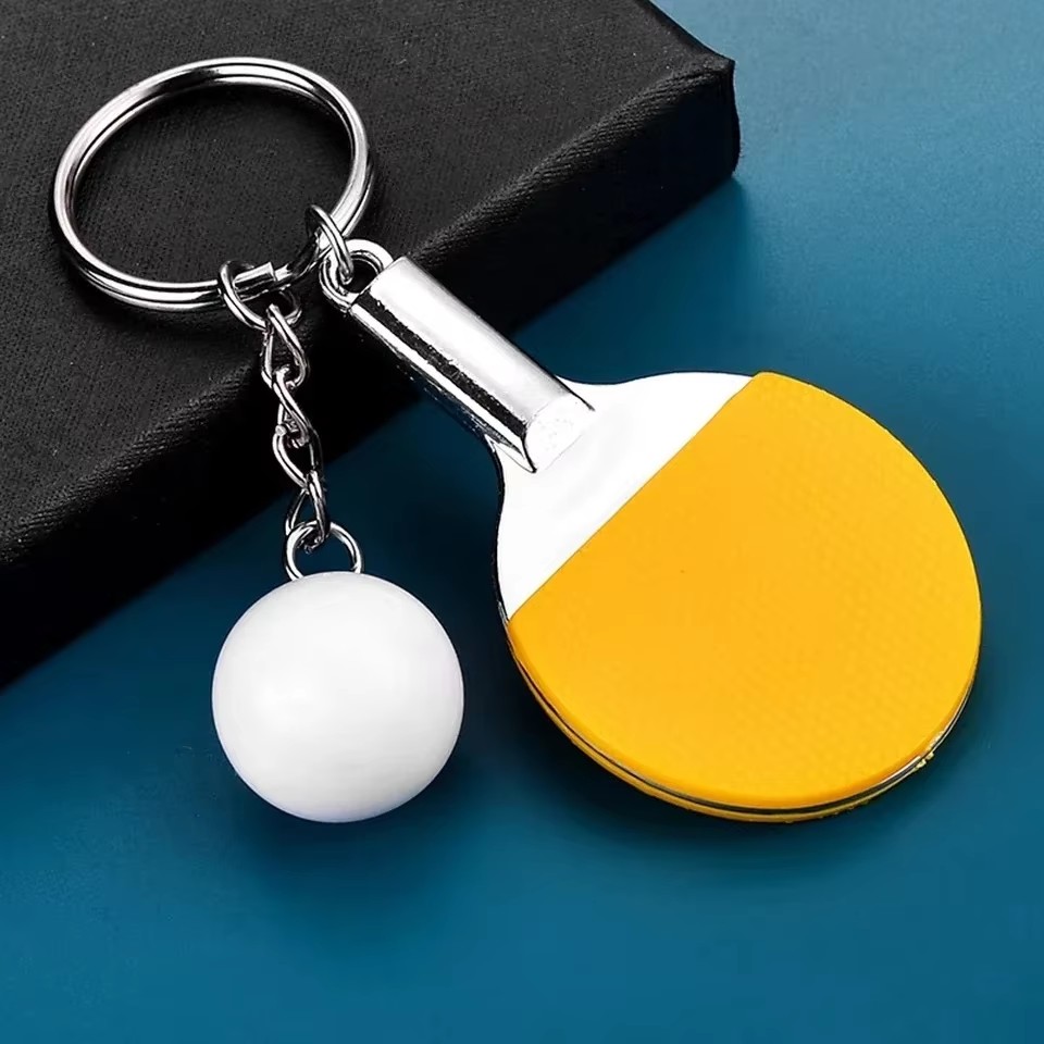 창의적이고 귀여운 미니 탁구 라켓 열쇠고리 패들 탁구  - Table Tennis Backhand 리뷰 및 가격