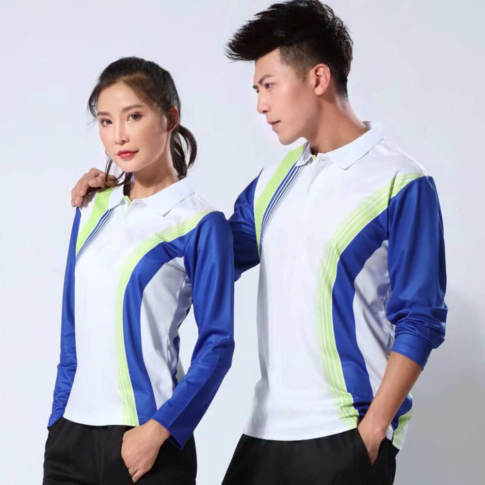 남녀공용 용수철 프린트 테니스 배드민턴 셔츠, 긴팔 저 - Table Tennis Uniform 리뷰 및 가격