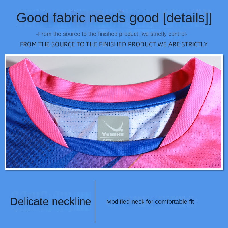 야사카 탁구 훈련 대회 스포츠 유니폼, 빠른 건조 라운 - Table Tennis Uniform 리뷰 및 가격