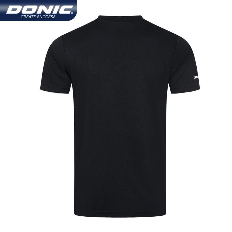 정통 DONIC 탁구 유니폼 블랙 라운드 넥 트레이닝  - Table Tennis Uniform 리뷰 및 가격