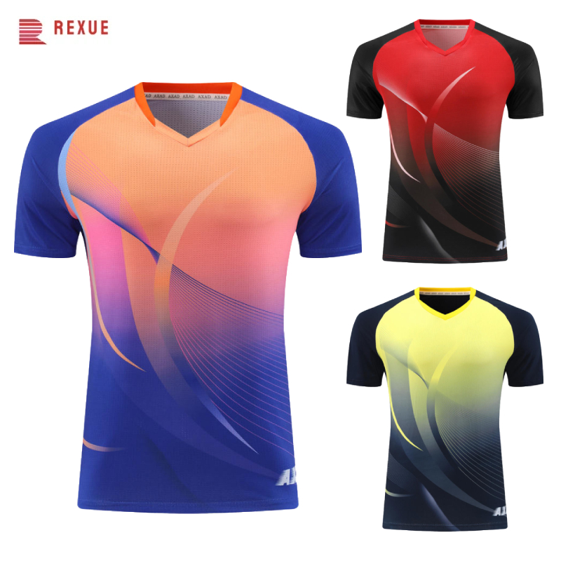 남녀공용 캐주얼 반팔 스포츠 저지, 탁구 유니폼, 배드 - Table Tennis Uniform 리뷰 및 가격