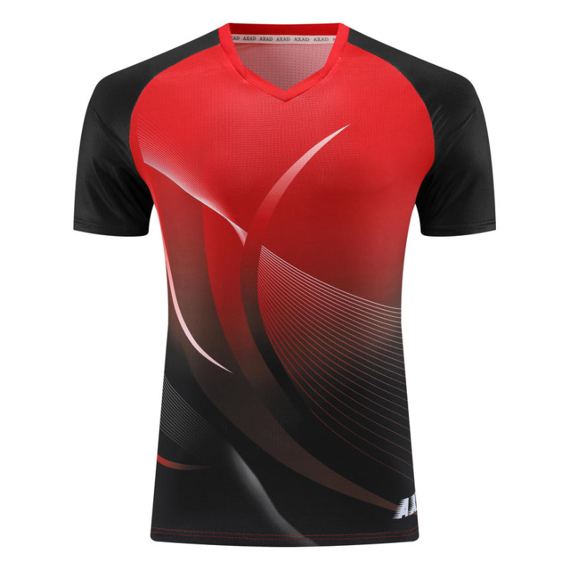 남녀공용 캐주얼 반팔 스포츠 저지, 탁구 유니폼, 배드 - Table Tennis Uniform 리뷰 및 가격