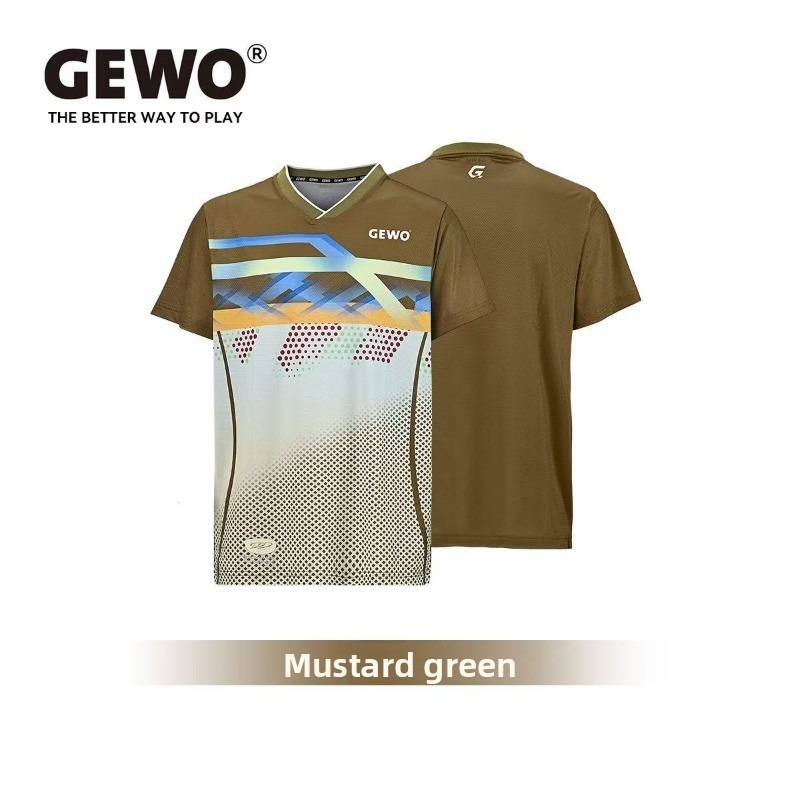 독일 GEWO 새로운 탁구 전문 스포츠 반팔 빠른 건조 - Table Tennis Uniform 리뷰 및 가격