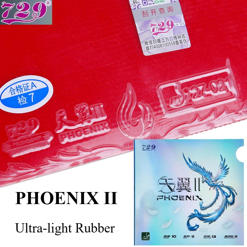 729 Friendship PHOENIX II 초경량  - Table Tennis Backhand 리뷰 및 가격