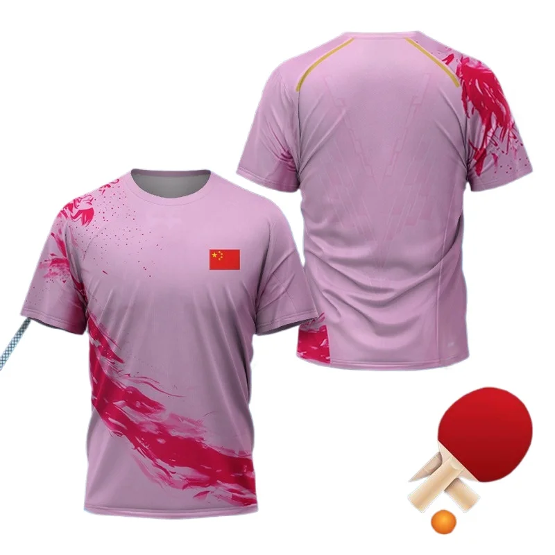 중국 드래곤 탁구 그래픽 T 셔츠 남성 의류 패션 배드 - Table Tennis Shorts 리뷰 및 가격
